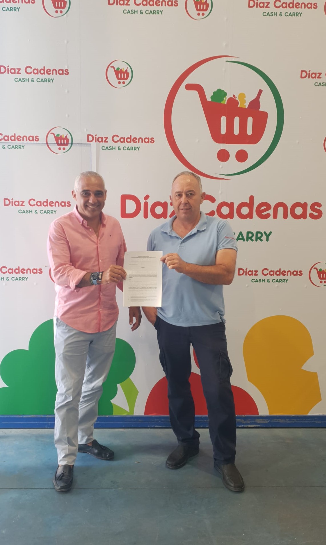 Acuerdo con la empresa de alimentacin Diaz Cadenas